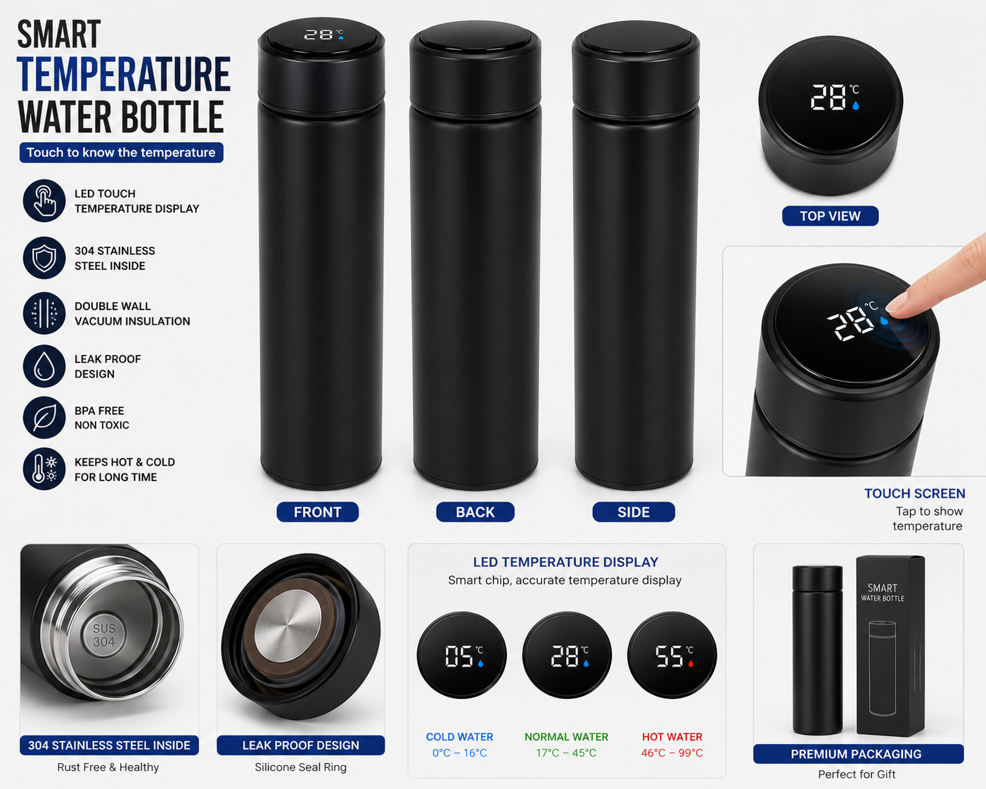 Digital Temperature Bottle