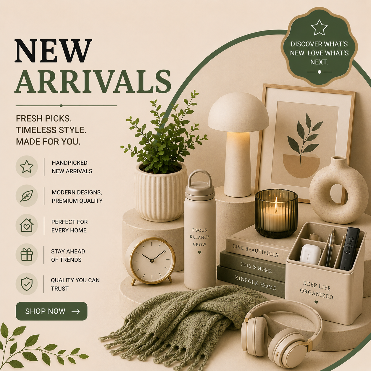 NEW ARRIVALS